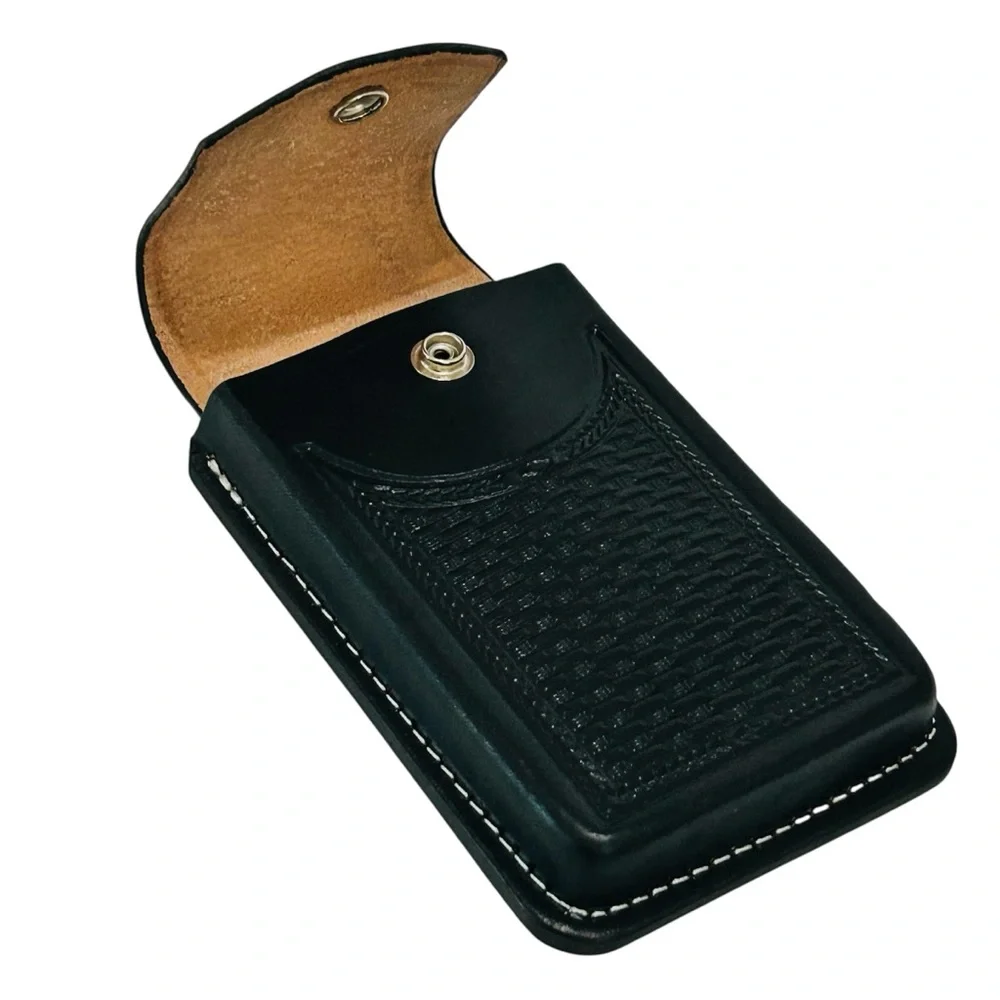 Western Leather Phone holster , phone case hand tooled